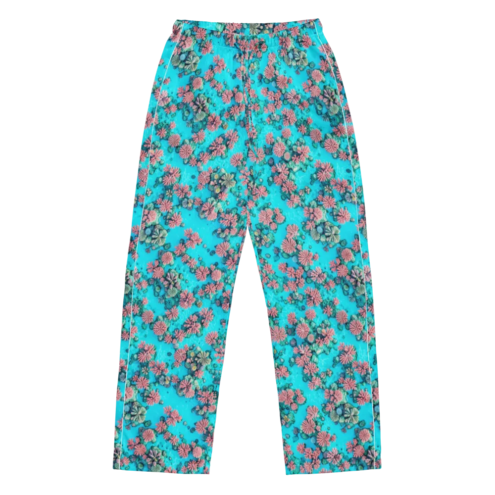 Coral Lagoon on Women's Pajama Pants — Front