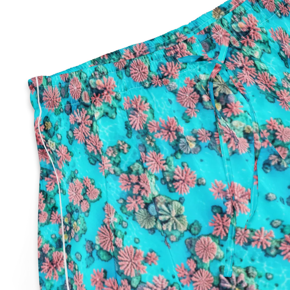 Coral Lagoon on Women's Pajama Shorts — Product details
