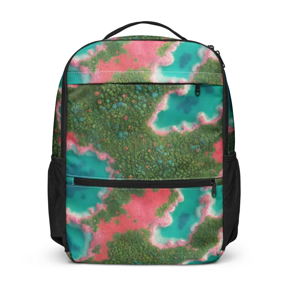 Verdant Lagoon on Utility Backpack — Front