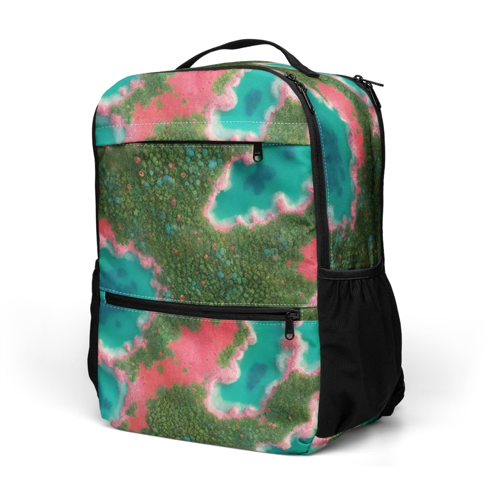 Verdant Lagoon on Utility Backpack — Left Front