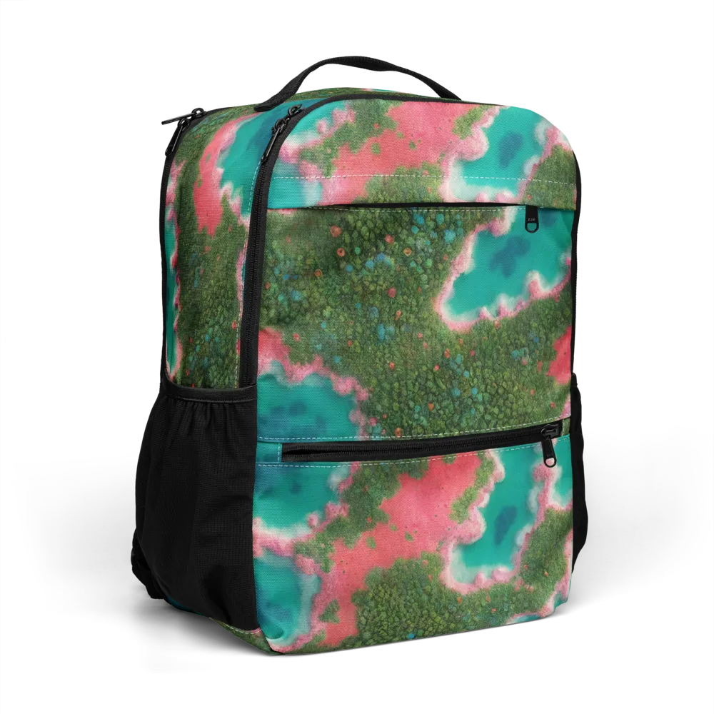 Verdant Lagoon on Utility Backpack — Right Front