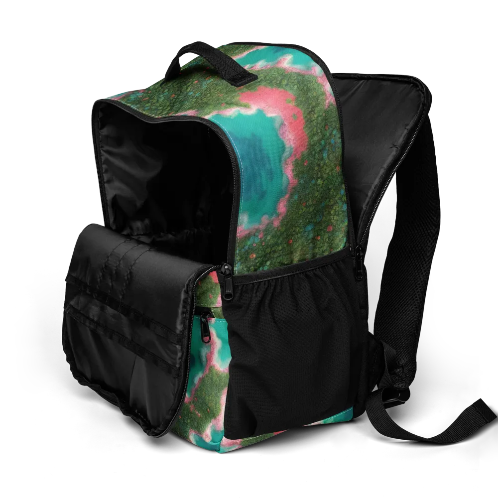 Verdant Lagoon on Utility Backpack — Product details 2