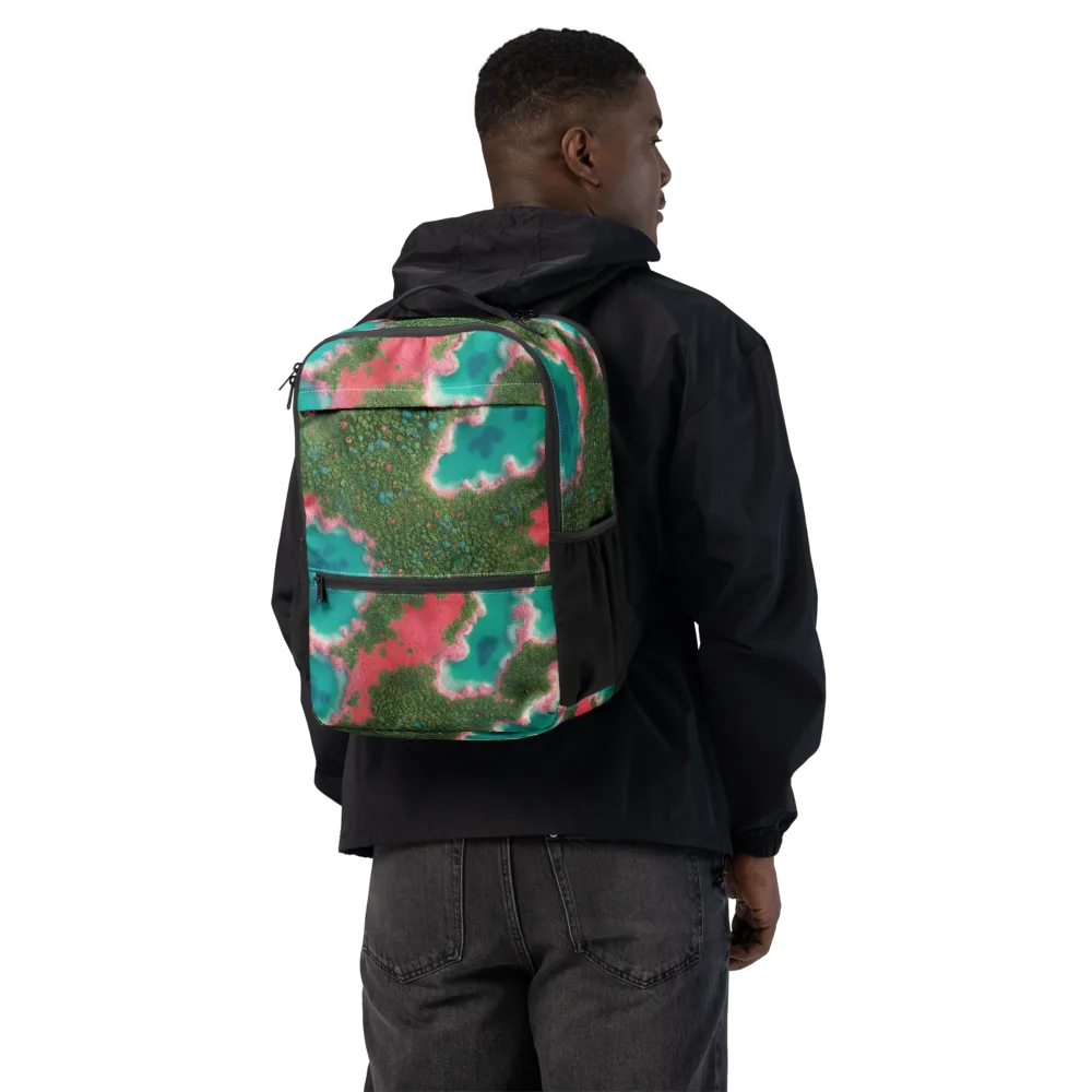 Verdant Lagoon on Utility Backpack — Back