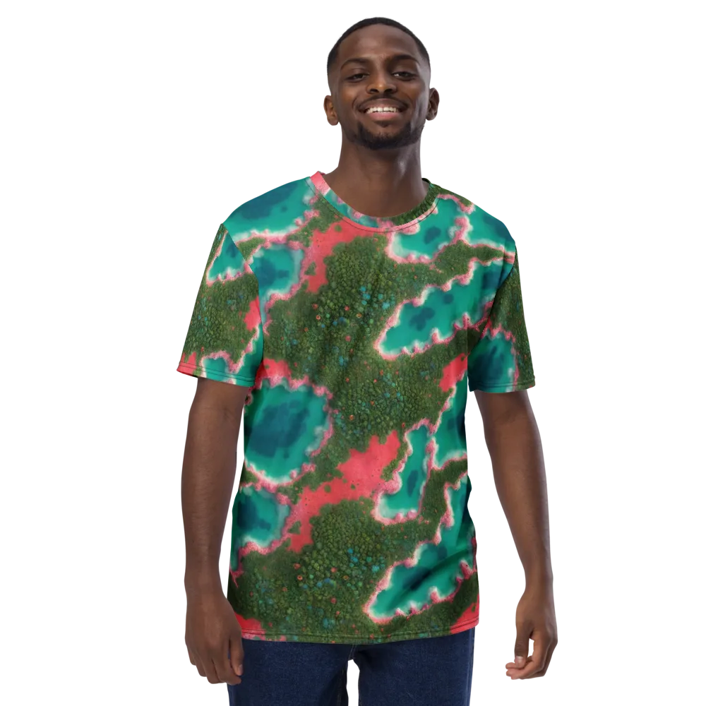 Verdant Lagoon on Men's Crew Neck T-Shirt — Front