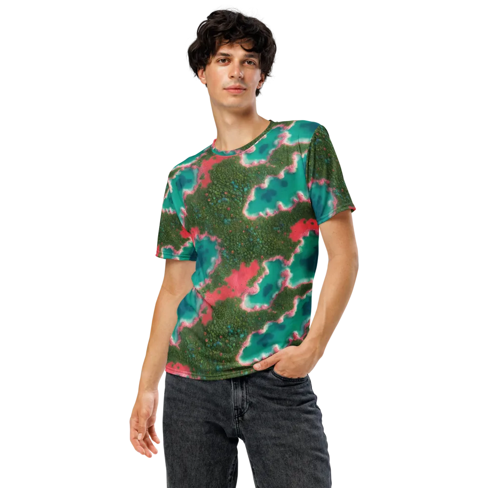 Verdant Lagoon on Men's Crew Neck T-Shirt — Front
