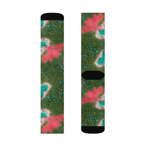 Verdant Lagoon on a Socks