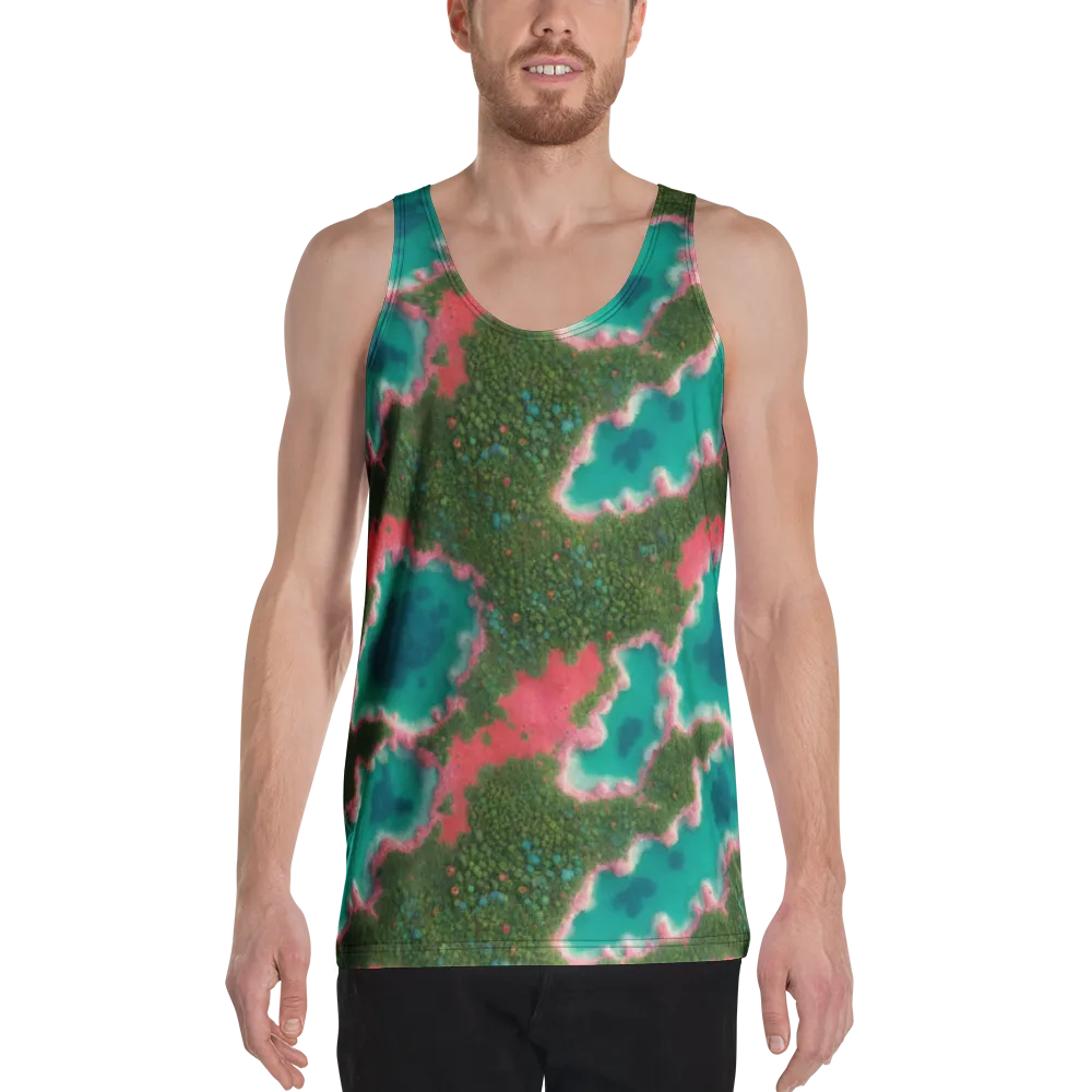 Verdant Lagoon on Men's Tank Top — Front