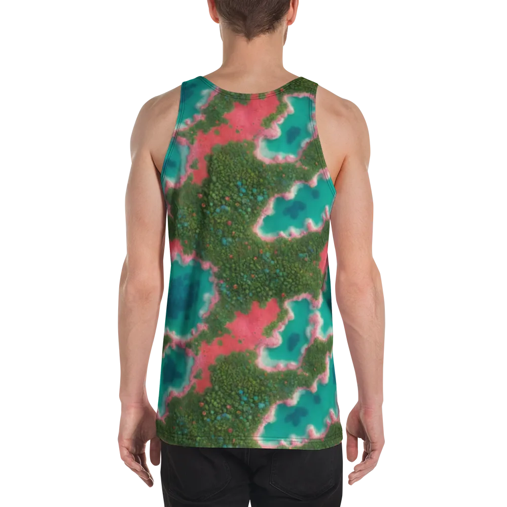 Verdant Lagoon on Men's Tank Top — Back