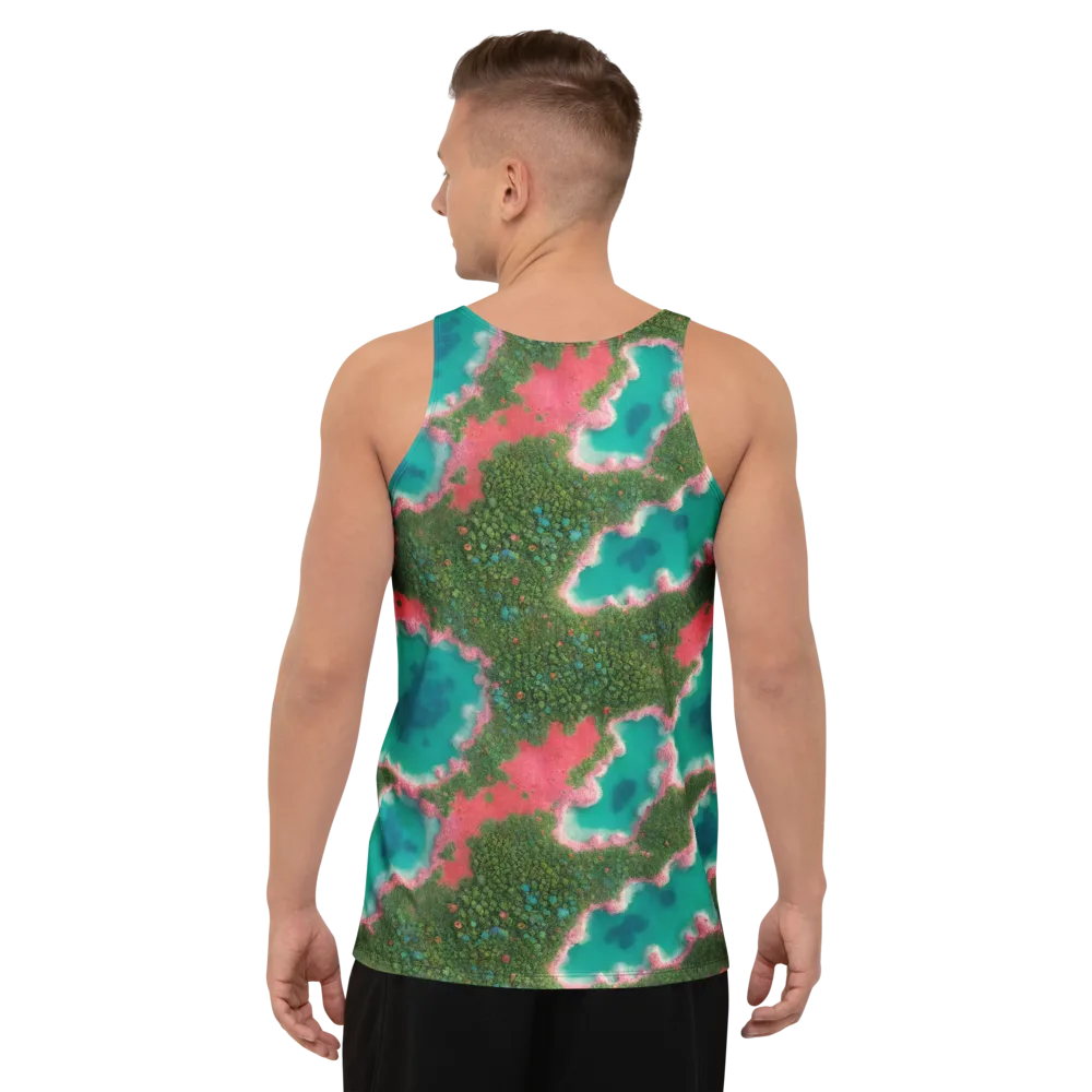 Verdant Lagoon on Men's Tank Top — Back