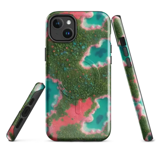 Verdant Lagoon on a MagSafe Tough Case for iPhone®