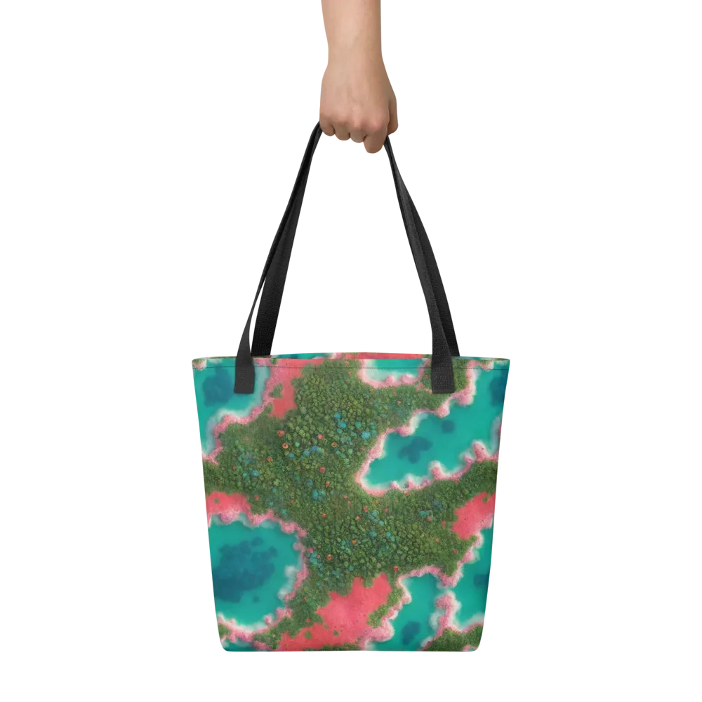 Verdant Lagoon on Tote Bag — Front