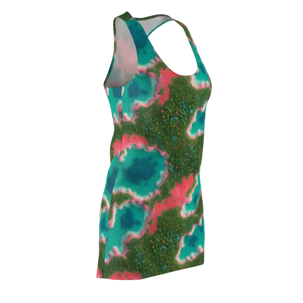 Verdant Lagoon on Racerback Dress — Front Side
