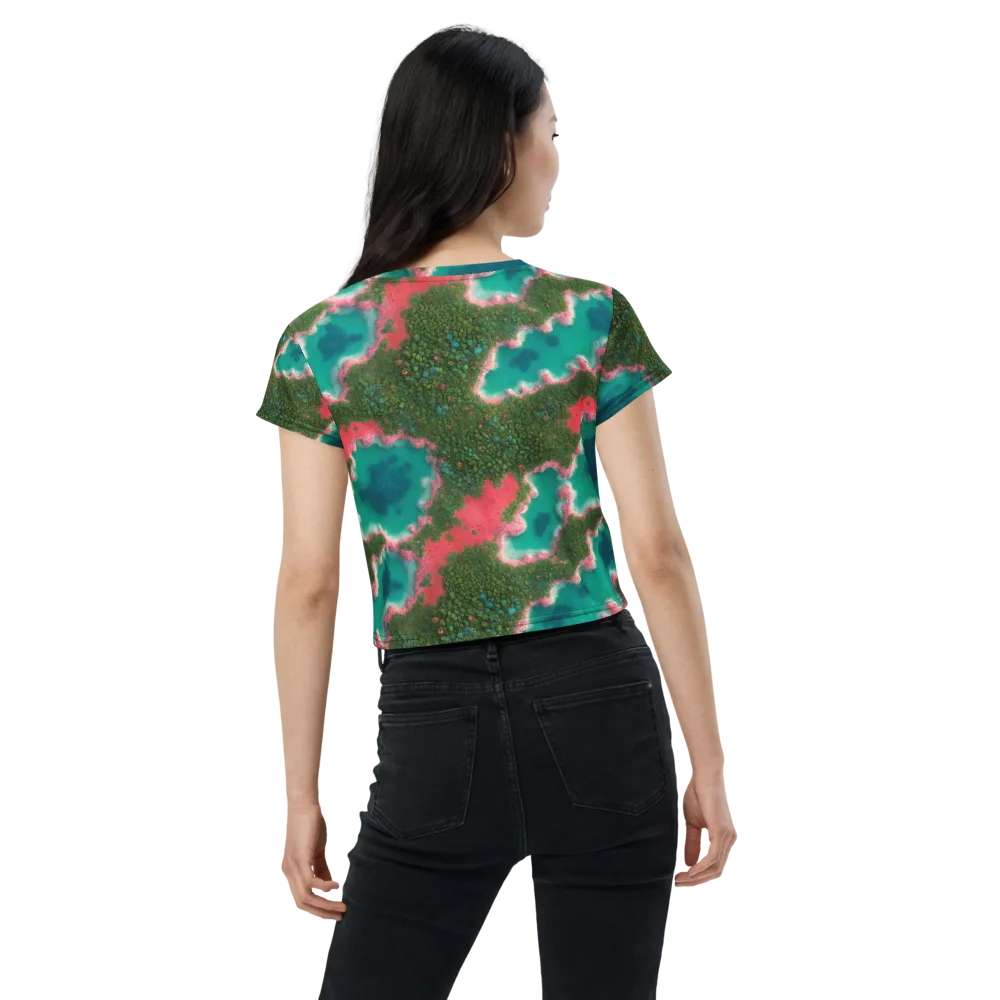 Verdant Lagoon on Crop Tee — Back