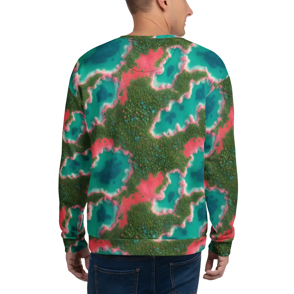 Verdant Lagoon on Sweatshirt — Back