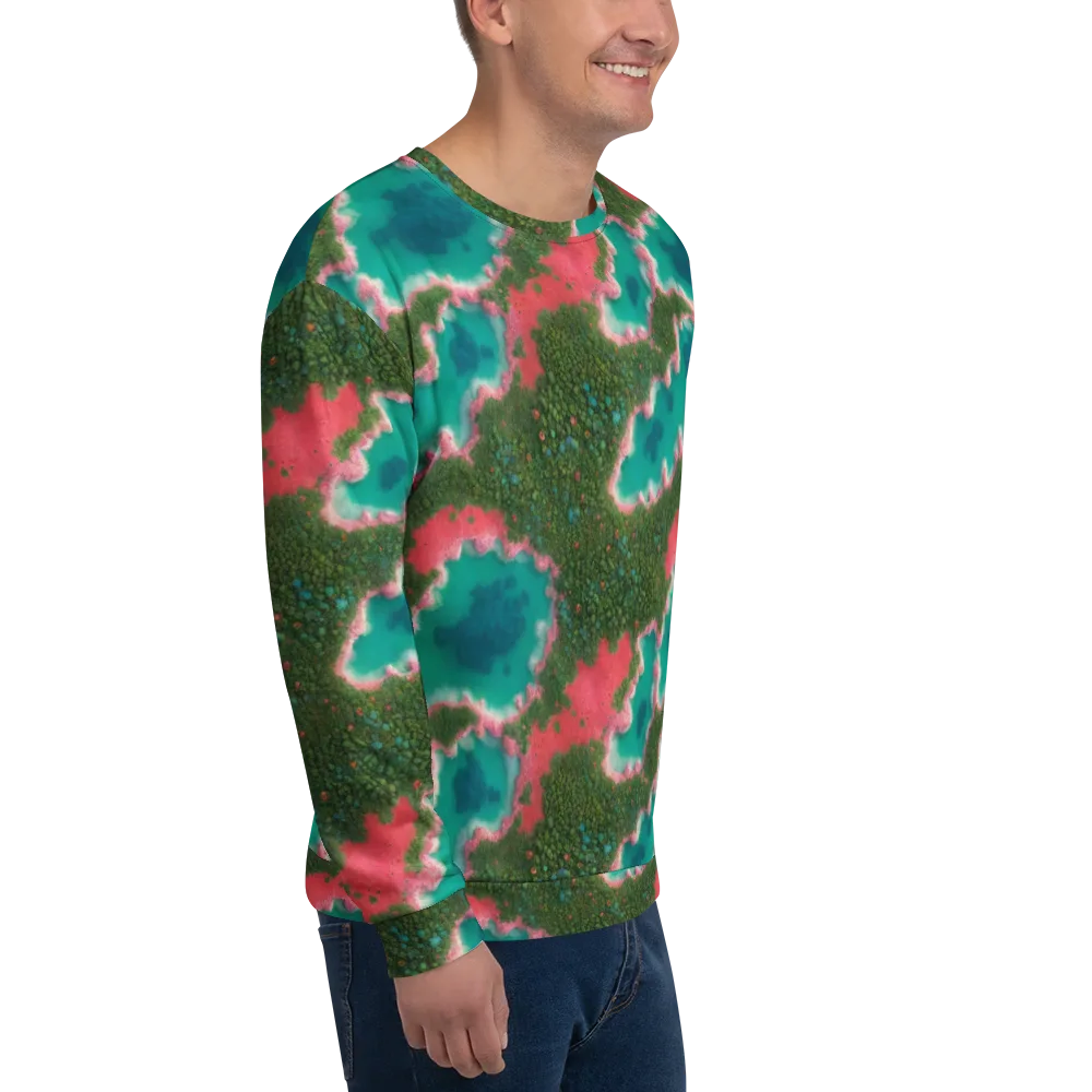 Verdant Lagoon on Sweatshirt — Right Front