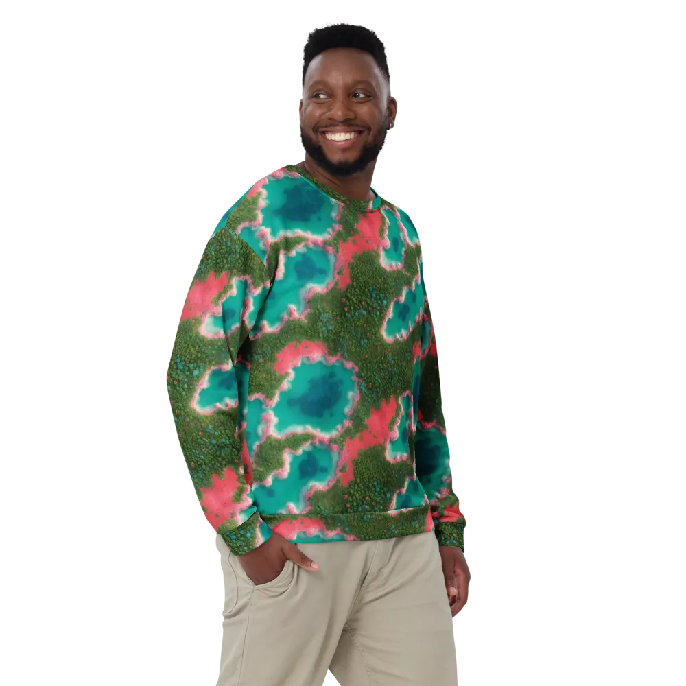 Verdant Lagoon on Sweatshirt — Front