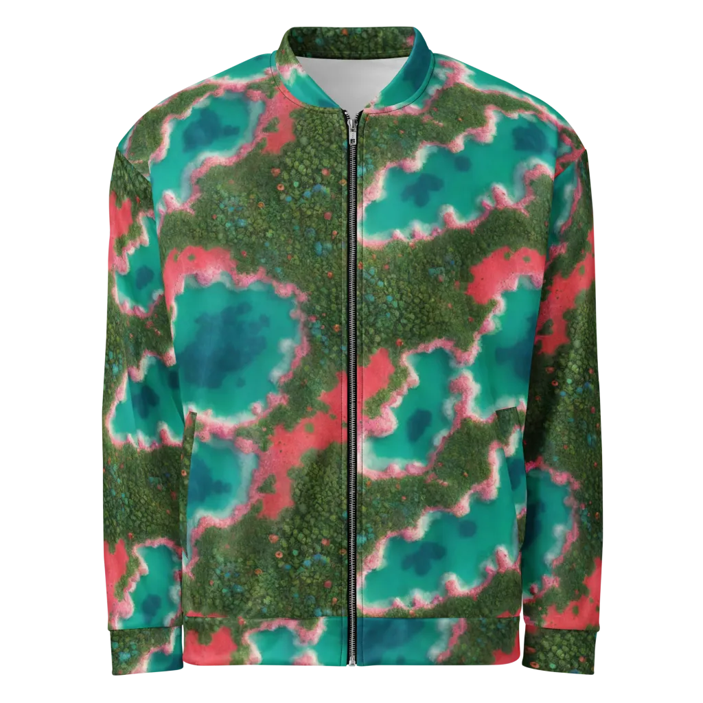 Verdant Lagoon on Bomber Jacket — Front