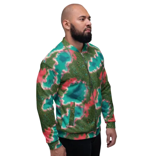 Verdant Lagoon on a Bomber Jacket