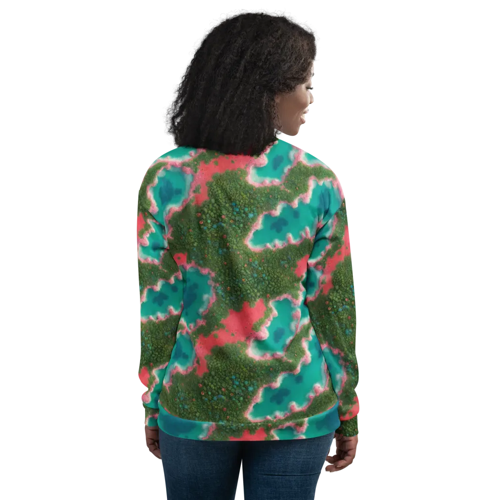 Verdant Lagoon on Bomber Jacket — Back
