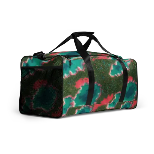 Verdant Lagoon on a Duffle Bag