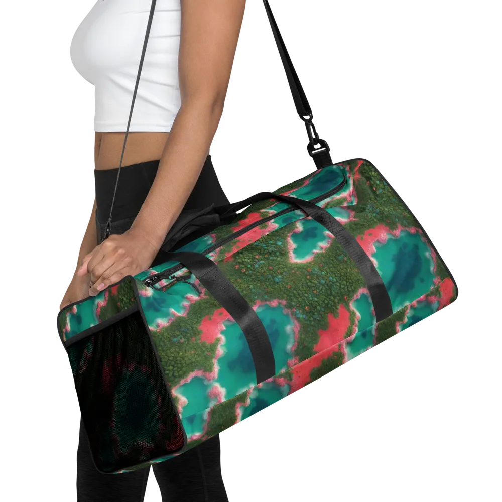 Verdant Lagoon on Duffle Bag — Front