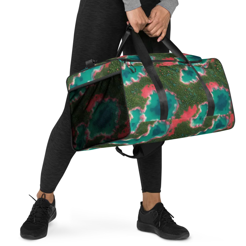 Verdant Lagoon on Duffle Bag — Right Front