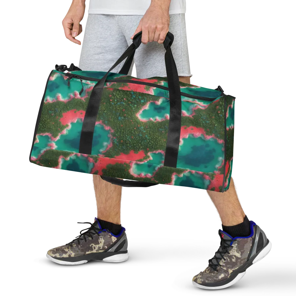 Verdant Lagoon on Duffle Bag — Front