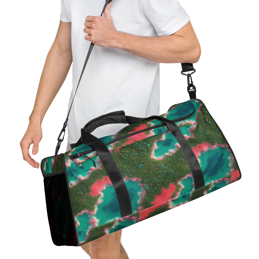 Verdant Lagoon on Duffle Bag — Right Front