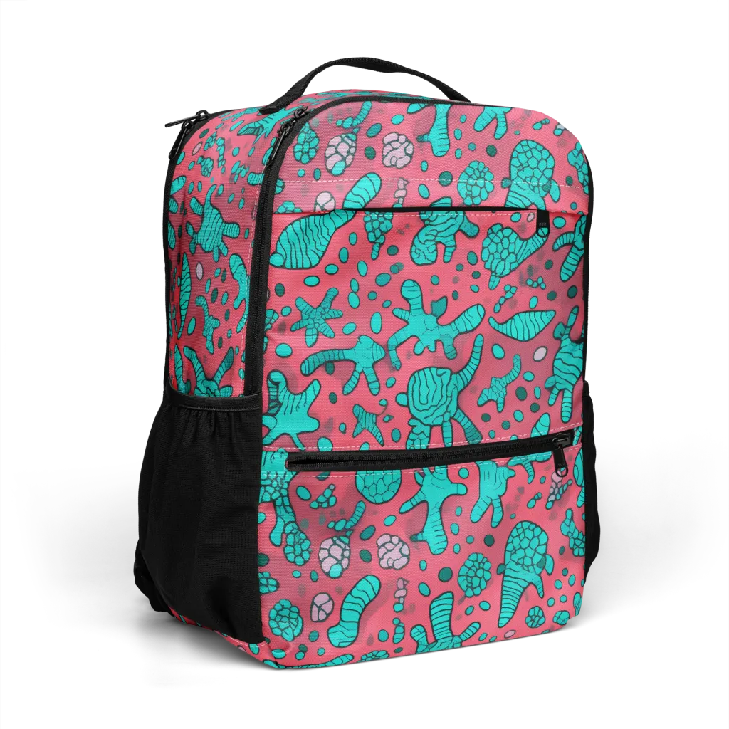 Coral Candy on Utility Backpack — Right Front