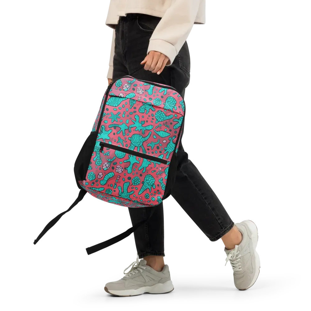 Coral Candy on Utility Backpack — Front