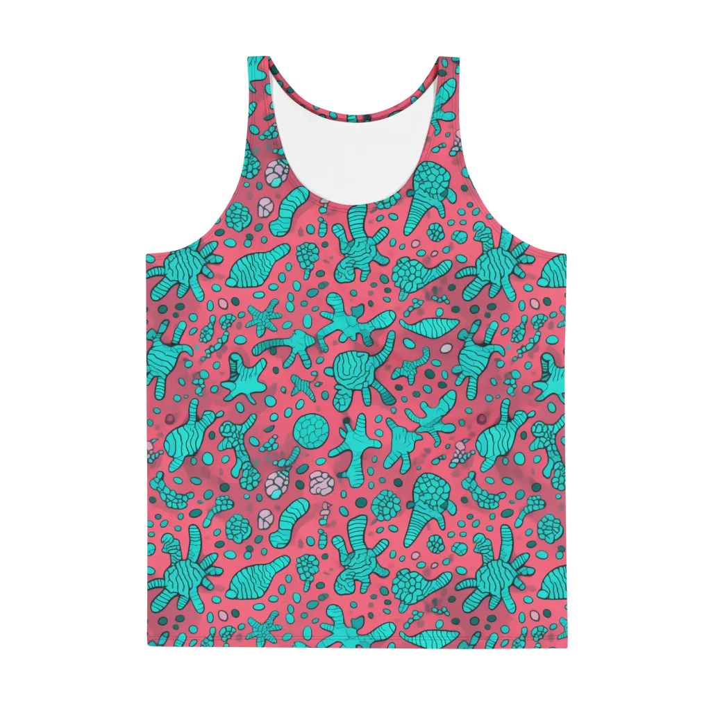 Coral Candy on Men's Tank Top — Front