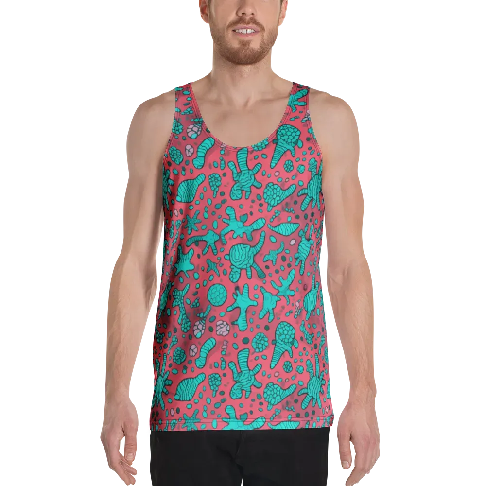 Coral Candy on Men's Tank Top — Front