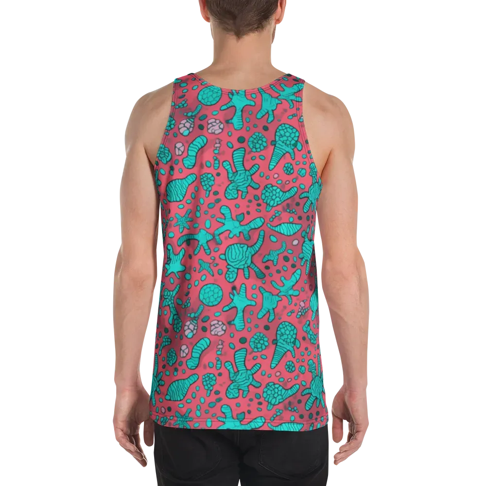 Coral Candy on Men's Tank Top — Back