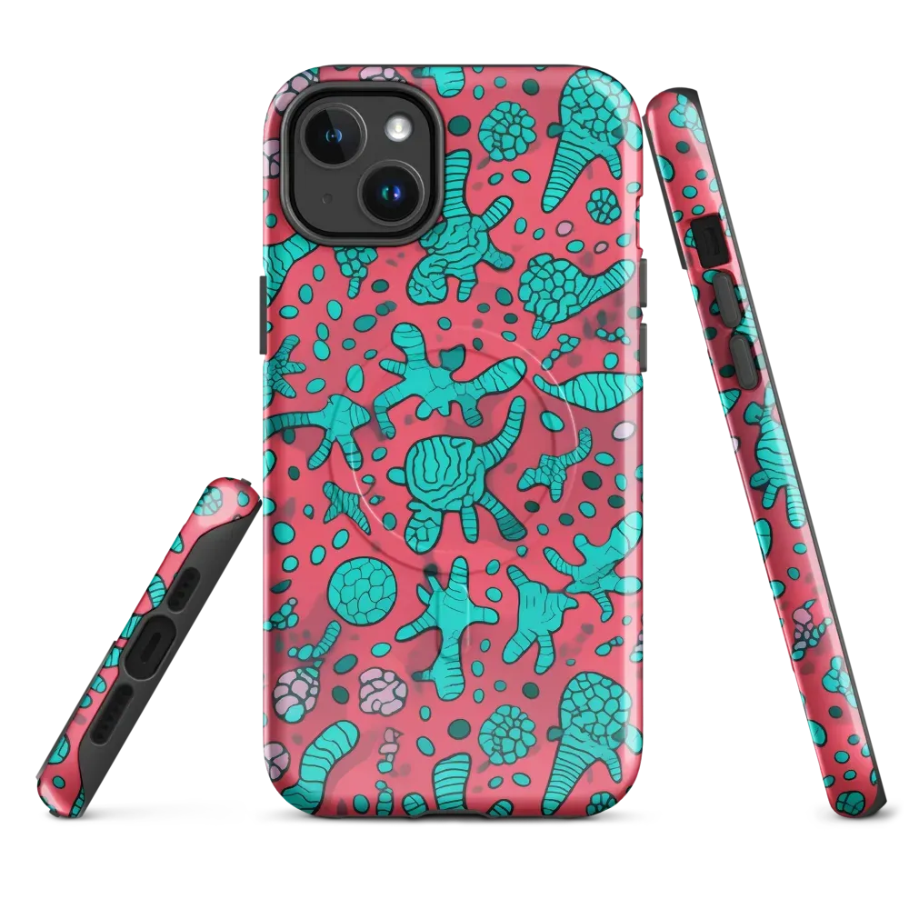 Coral Candy on MagSafe Tough Case for iPhone® — Front