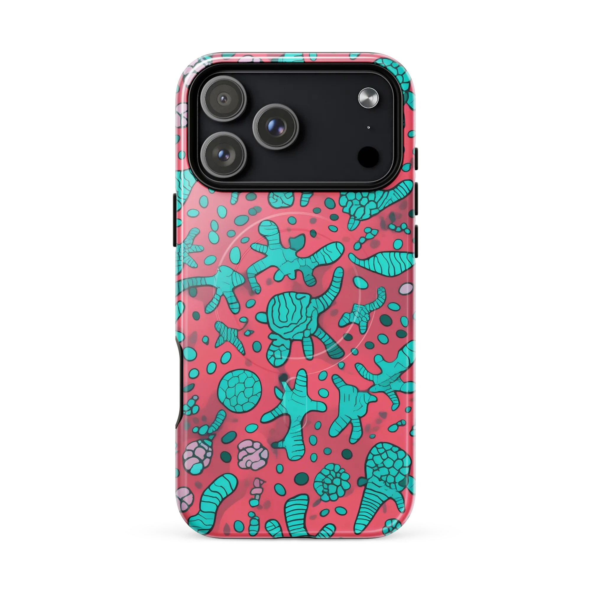 Coral Candy on MagSafe Tough Case for iPhone® — Front