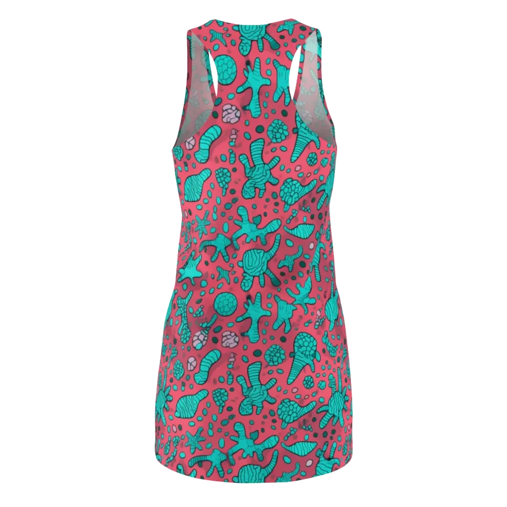 Coral Candy on Racerback Dress — Back