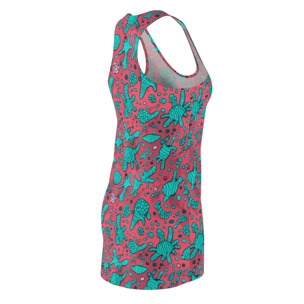 Coral Candy on Racerback Dress — Back Side
