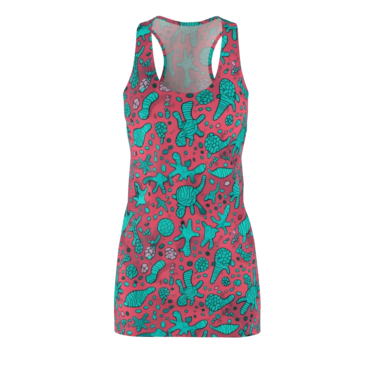 Coral Candy on Racerback Dress — Front