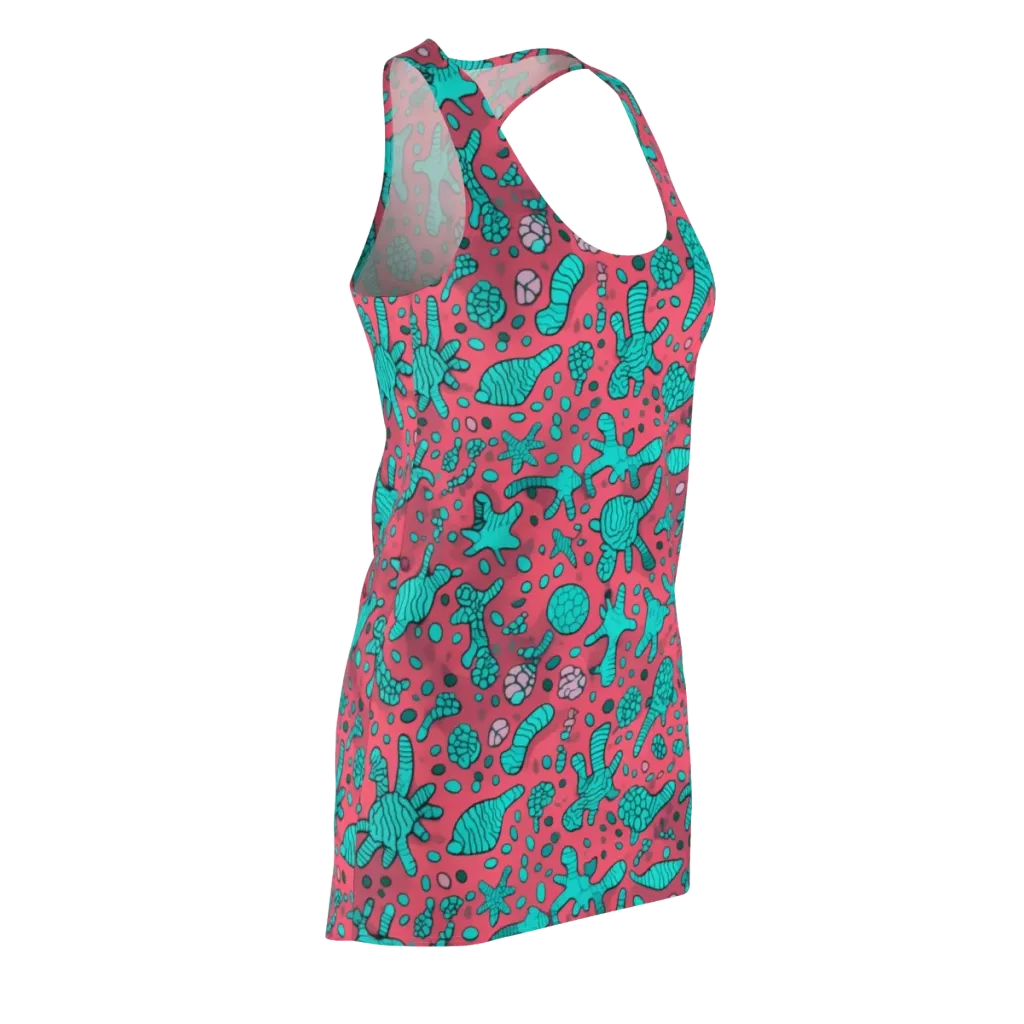 Coral Candy on Racerback Dress — Front Side