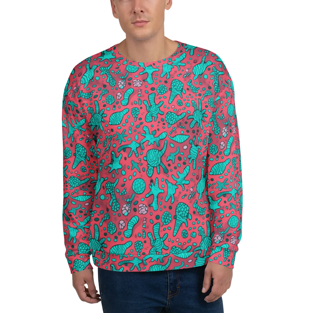 Coral Candy on Sweatshirt — Front
