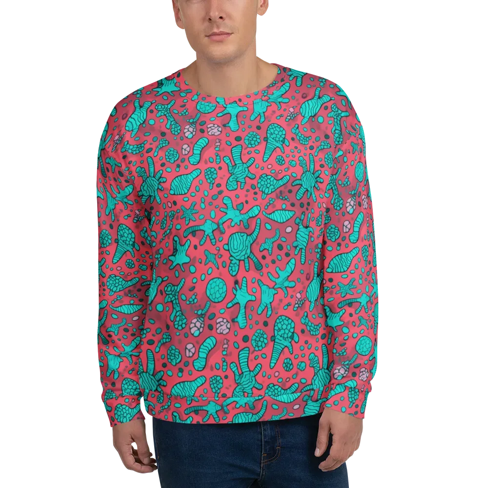 Coral Candy on Sweatshirt — Front
