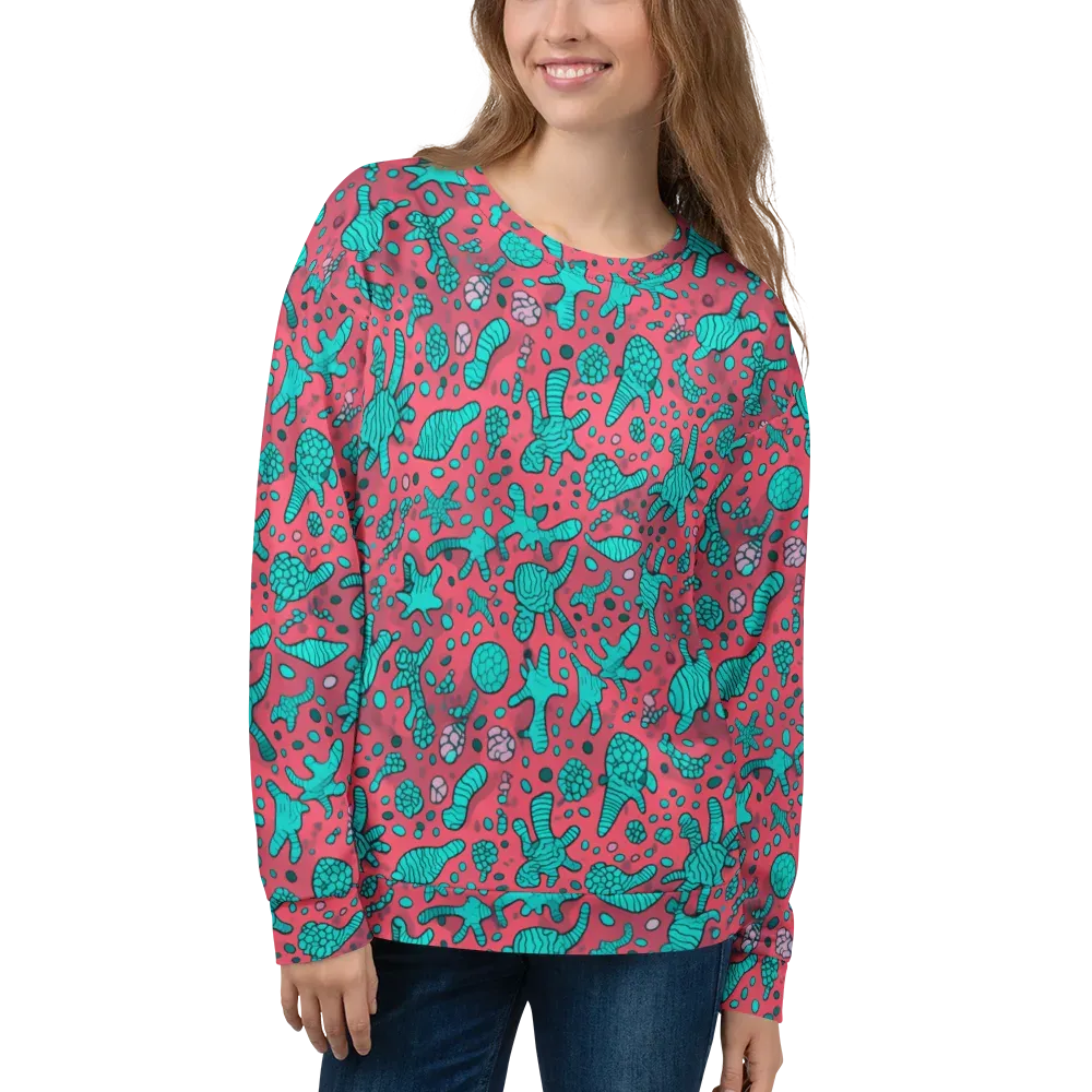 Coral Candy on Sweatshirt — Front