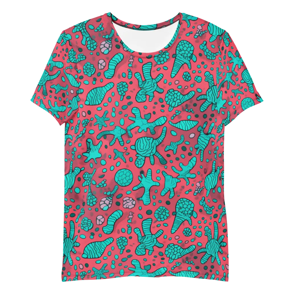 Coral Candy on Men's Athletic T-Shirt — Front