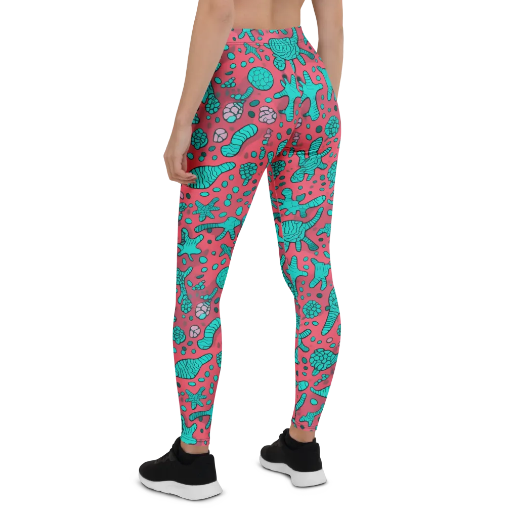 Coral Candy on Leggings — Back