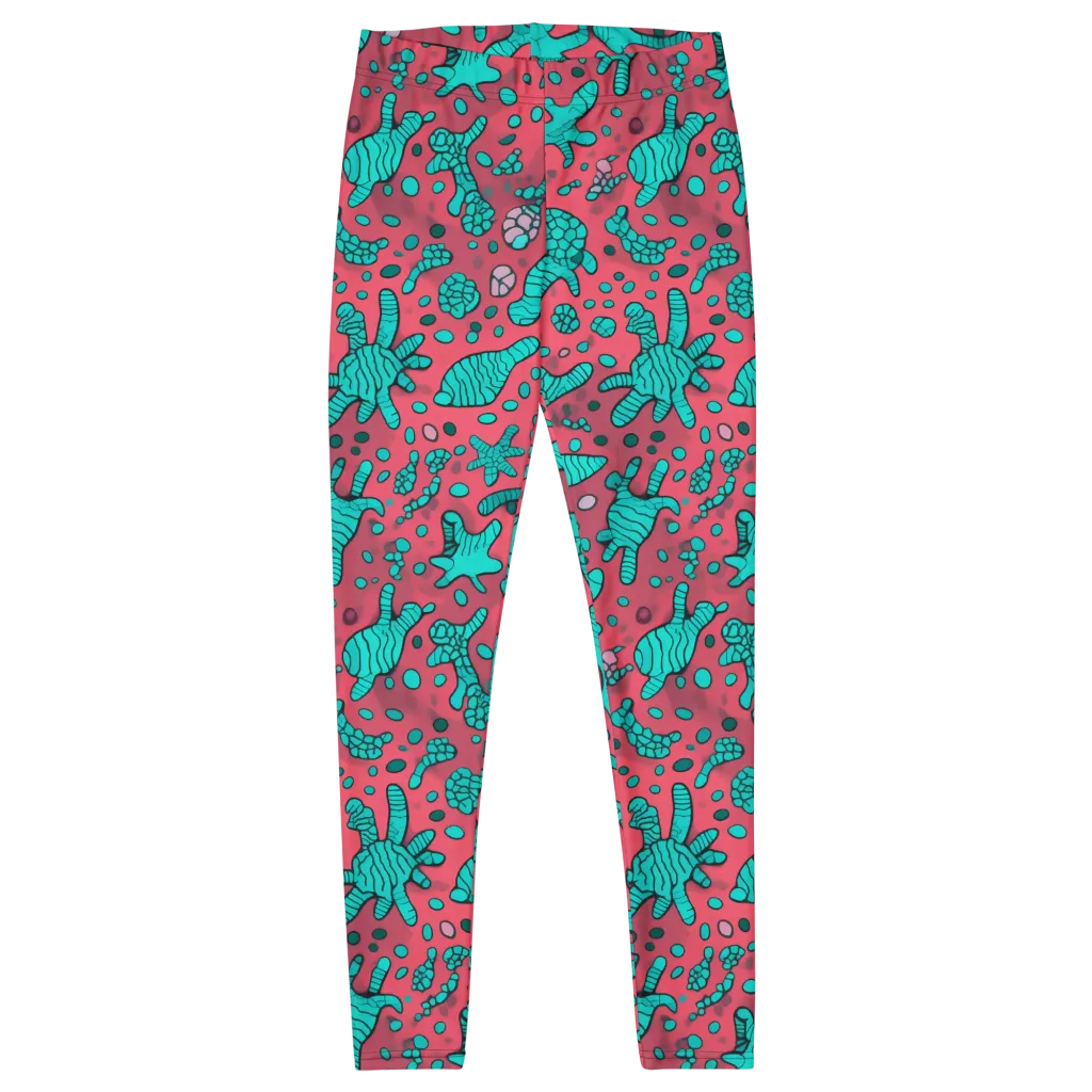 Coral Candy on Leggings — Front