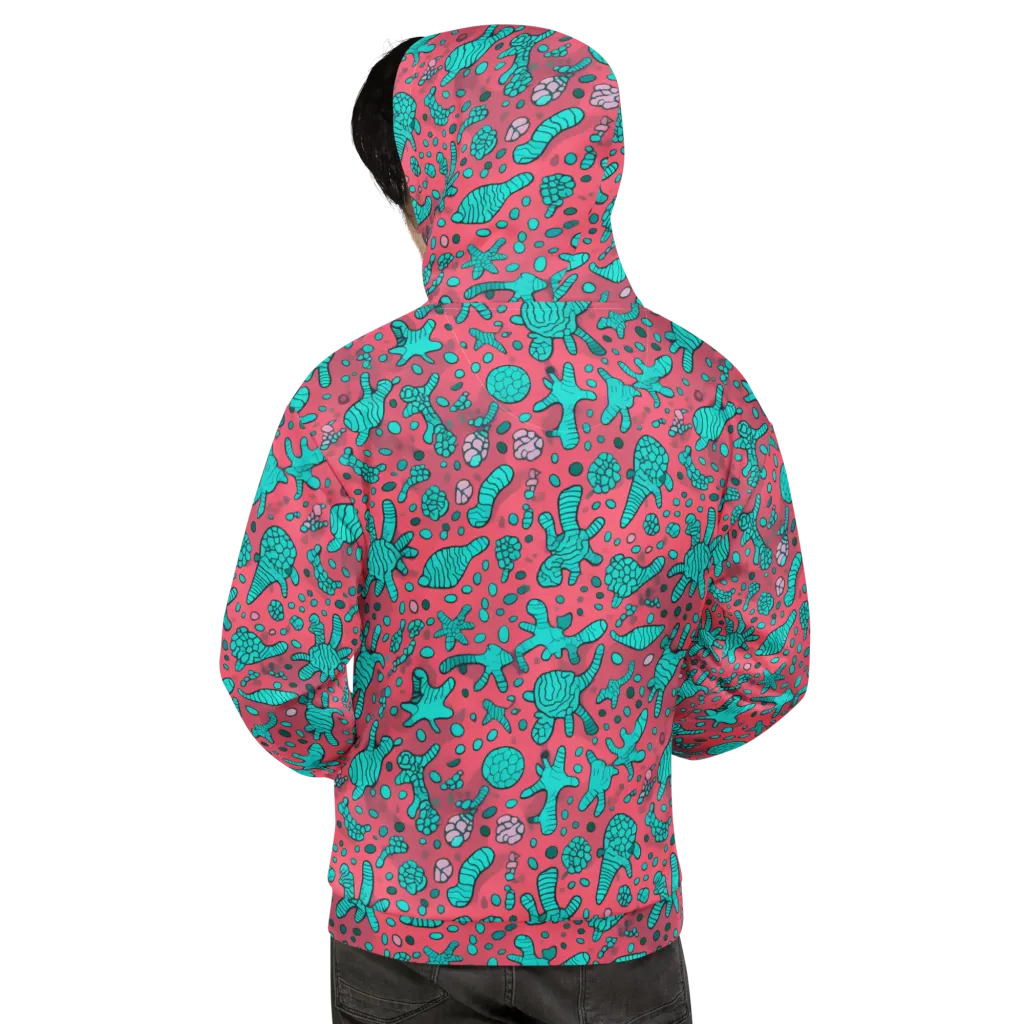 Coral Candy on Hoodie — Back