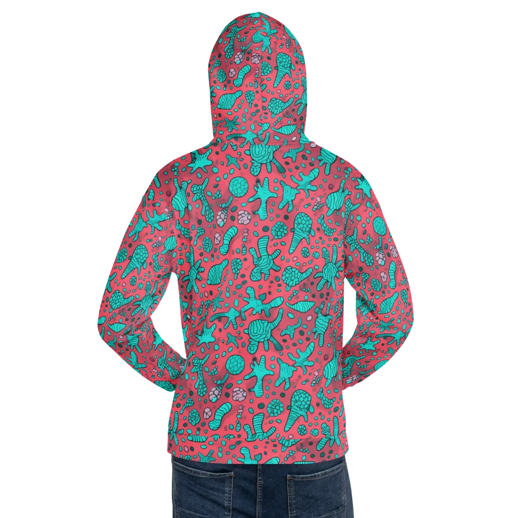 Coral Candy on Hoodie — Back