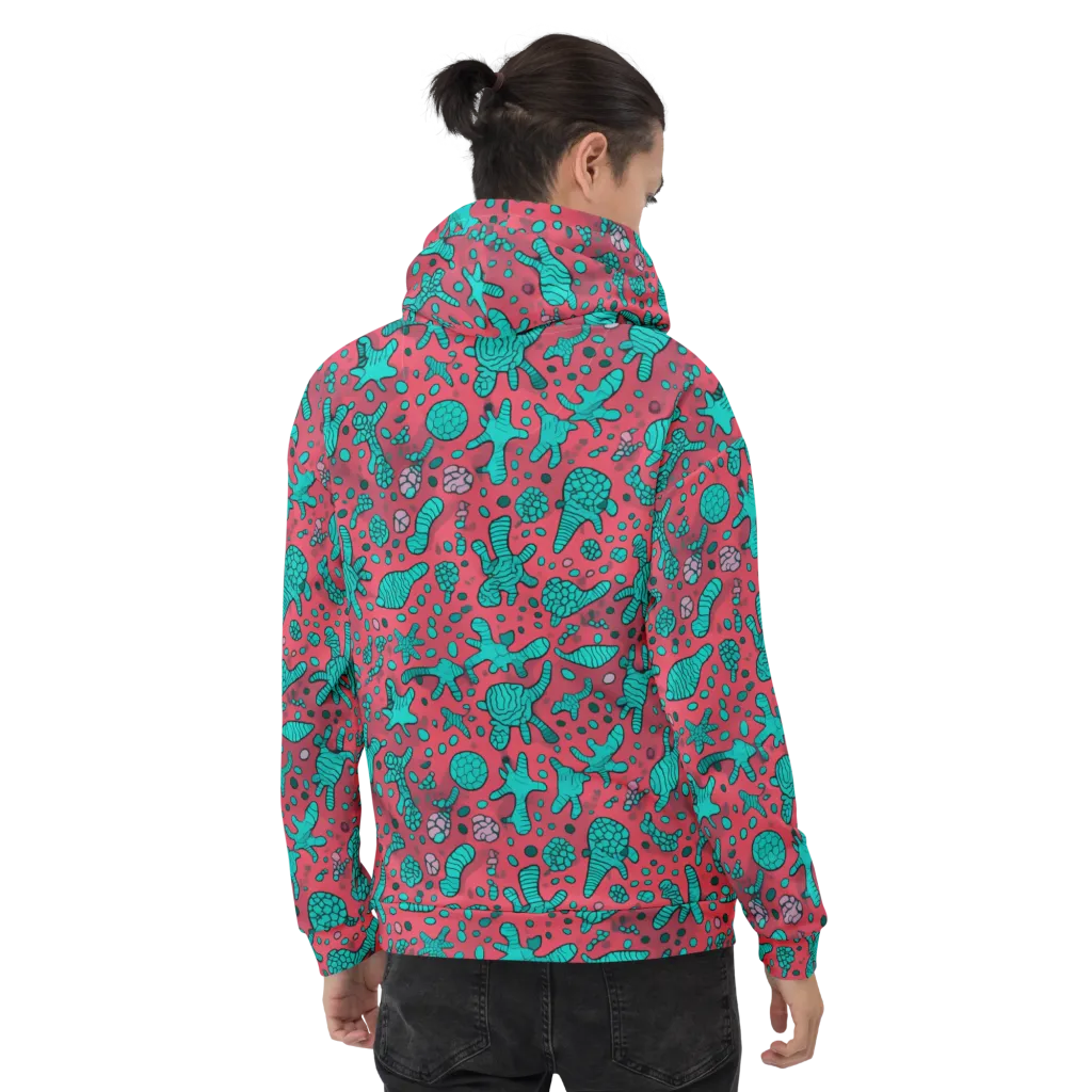 Coral Candy on Hoodie — Back