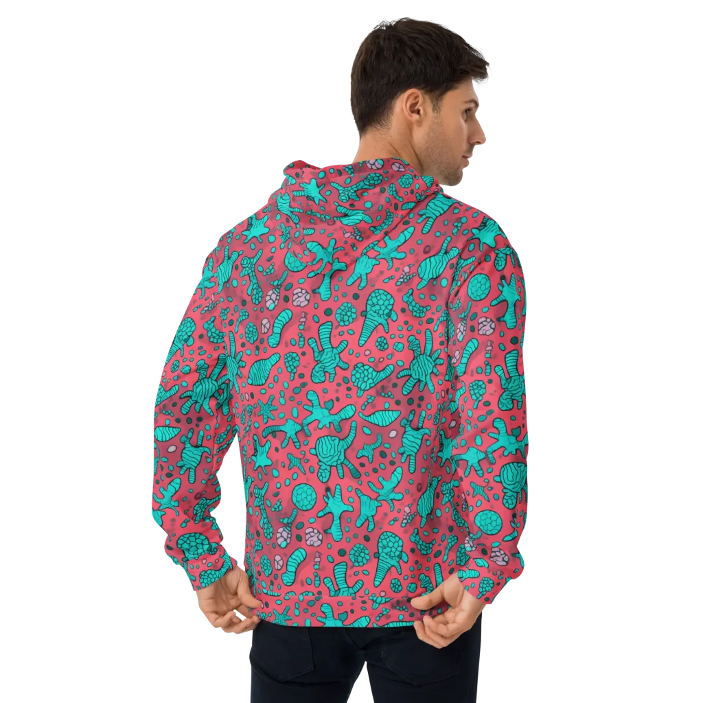 Coral Candy on Hoodie — Back
