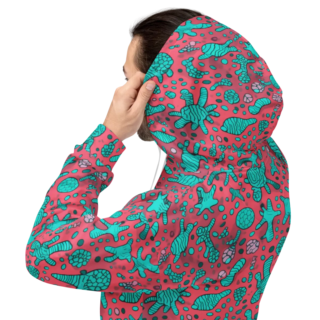Coral Candy on Hoodie — Back